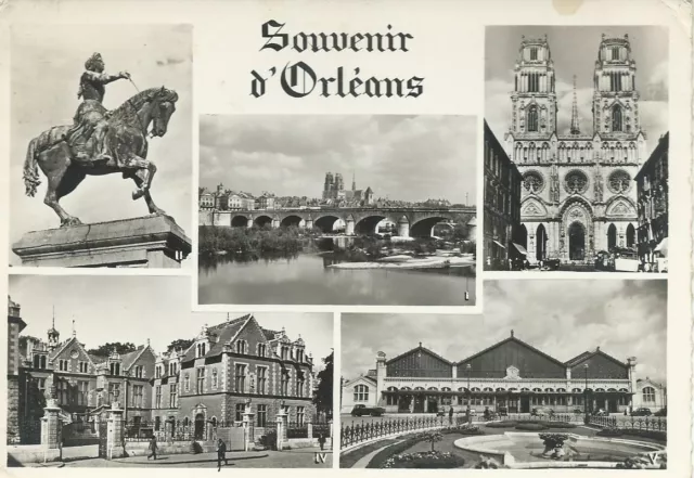 CARTE POSTALE ANCIENNE du LOIRET (45) - ORLEANS - VUE GENERALE