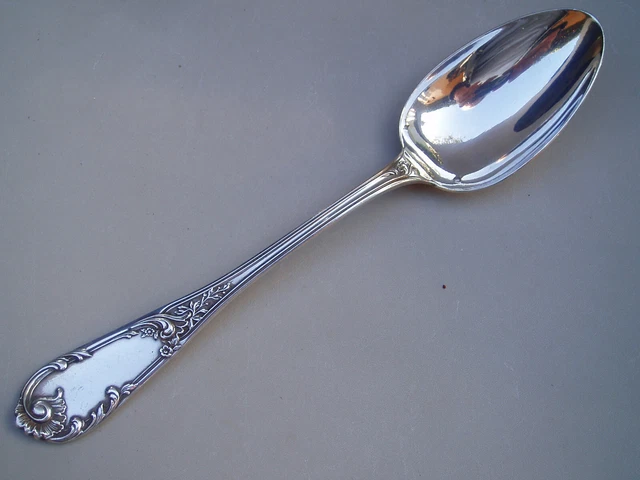 CUILLÈRE ARGENT MASSIF fin XIXe Orfèvre Ernest Compère insculpé 12 ...