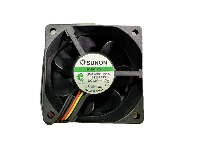 1 pcs SUNON Fan ME60151V1-000C-A99 DC 12V 1.92W 6015 6CM maglev fan 2 wire | UK