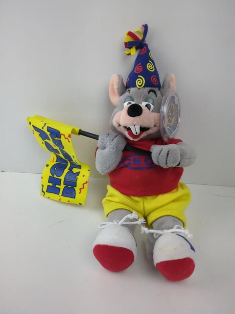 Rare Chuck E Cheese Limited Edition Happy Birthday Chuck E Plush Rare Chuck E Cheese Limited Edition Happy Birthday Chuck E Plush