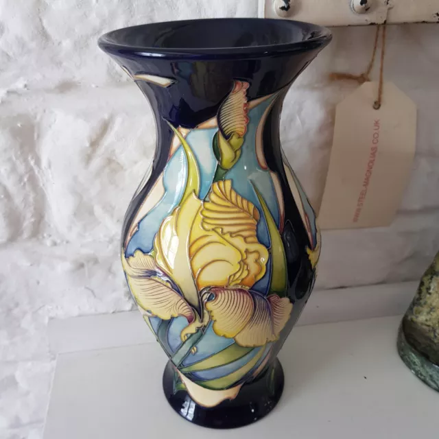 Moorcroft Benton Olive Vase Boxed Mint, Vicky Lovat Ltd Ed 1 Of 20