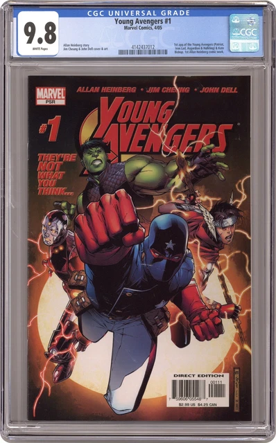 Young Avengers 1A Cheung CGC 9.8 2005 4142437012 1st app. Kate Bishop