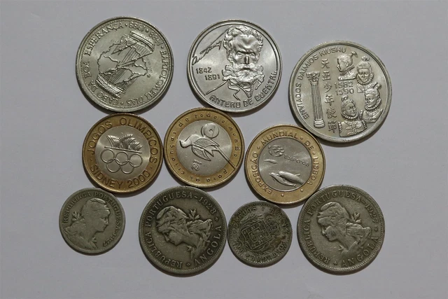 Angola + Portugal Old Coins Lot B49 #2064