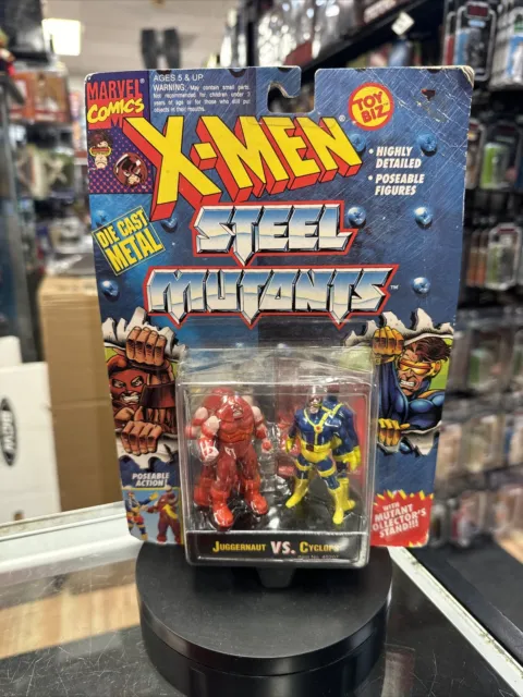 Steel Mutants X-men (Juggernaunt Vs Cyclops Vintage Toybiz)