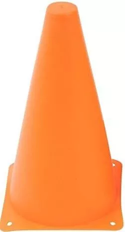 12" Orange Safety Traffic PVC Cones School, Lab, PE, Playground, Street