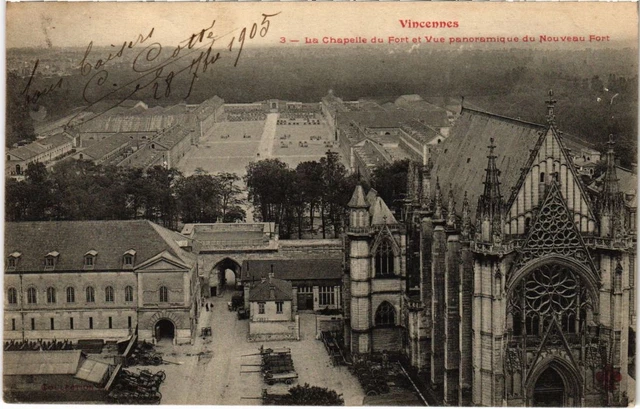 CPA AK Vincennes La Chapelle du Fort and panoramic view of FRANCE (1283285)