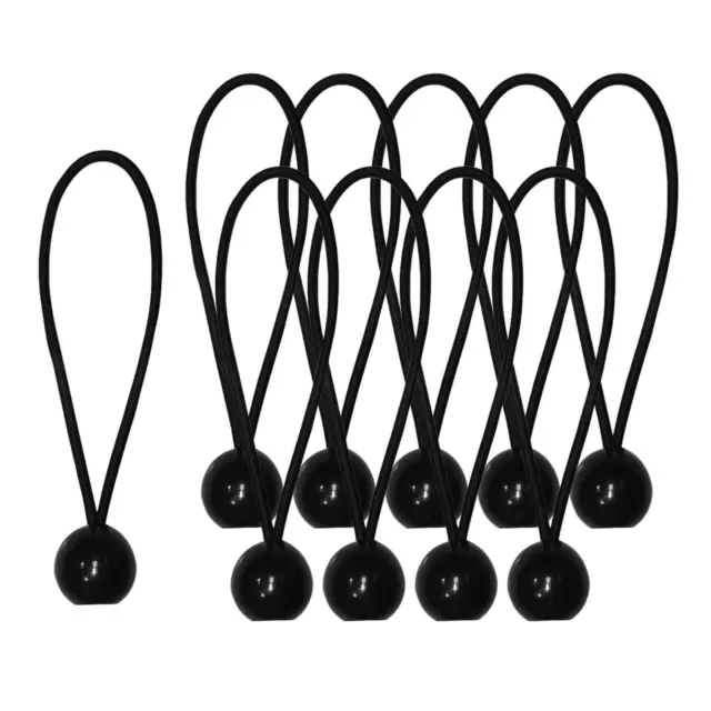 10 Pieces 6 inch Ball Bungee Cords Outdoor Bungee Cord with Balls, Tie Down,