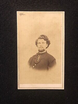 Antique Pulaski New York Civil War Soldier CDV Photo Card