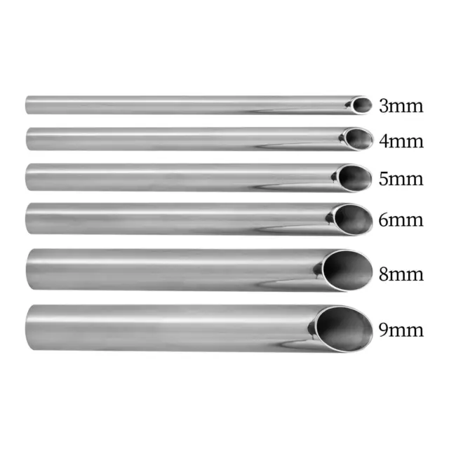 Stainless Steel Piercing Receiving Tube, Length 7.5cm, Body Jewelry Holding