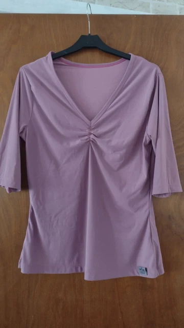 PROSKINS SLIM ANTI Cellulite Jill Cooper Ruched Top sz 18 Bordeaux Pink EUR 11 95 PicClick IT