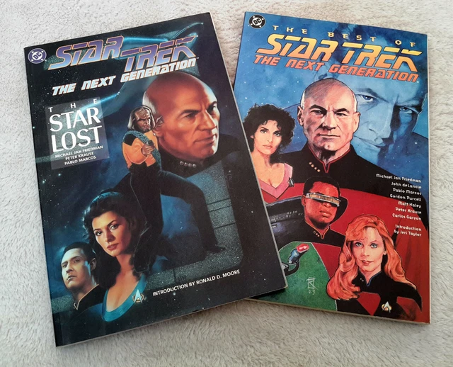 Lot of 2 STAR TREK THE NEXT GENERATION TPB DC Comics The Star Lost & The Best Of