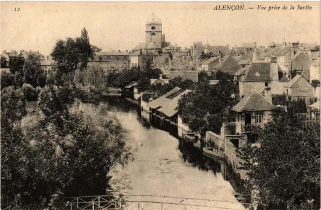 CPA ALENCON - View taken from the Sarthe (355274)