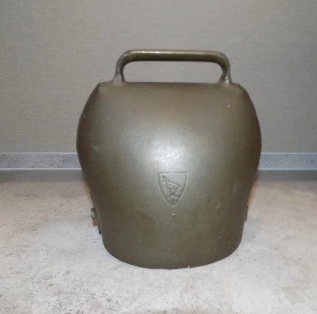 ANCIENNE CLOCHE DE Vache Bronze Art. Populaire, Déco