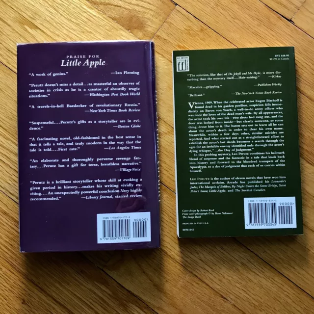 Lot—2—LEO PERUTZ Lit Thrillers—"I admire his style, language & art"—IAN FLEMING 2