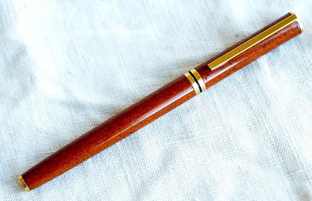 Stylo Plume Waterman Master Slim Laqué - Plume Or 18k - Occasion