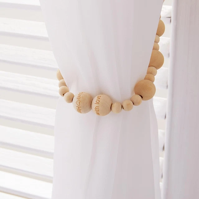 2 Pack Magnetic Curtain Tiebacks Farmhouse Curtain Tiebacks Boho Curtain Hodback