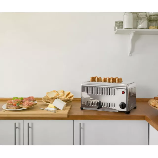 vertes Grille Pain Toaster Professionnel pour 6 Tranches 3240W 2