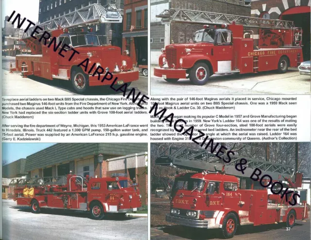 SQUADRON SIGNAL AMERICAN FIRE APPARATUS V2 AERIAL EQUIPMENT HOOK LADDER LaFRANCE 3