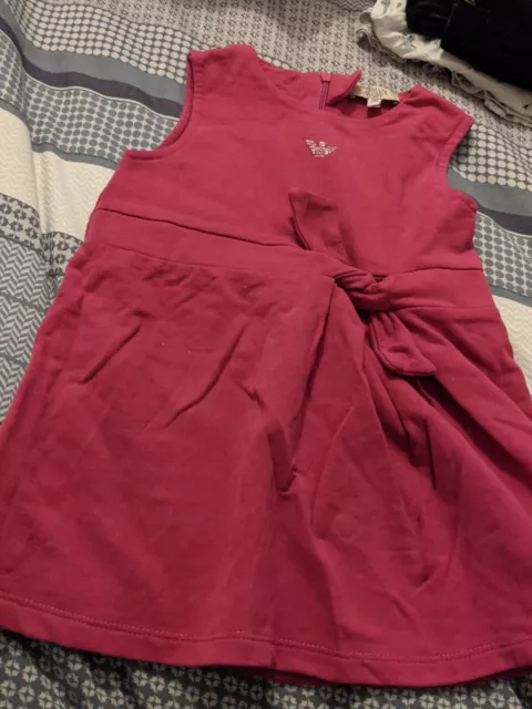Beautiful Baby Girls Armani Dress (Age 18 months)