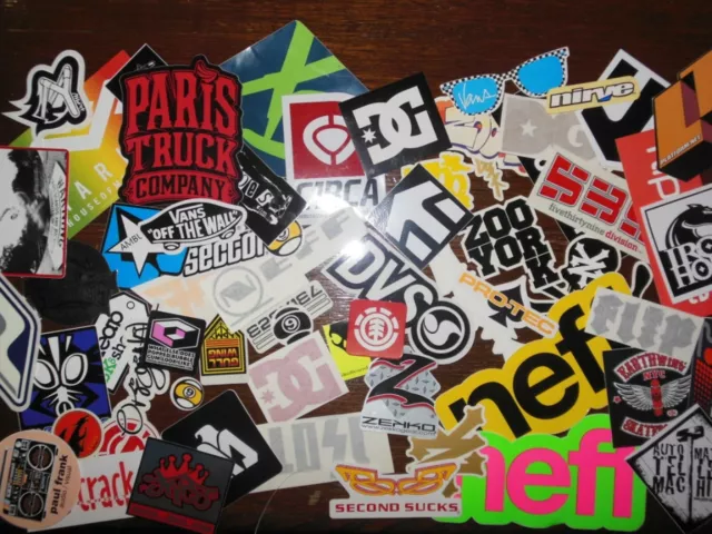 Skateboard Sticker Pack 20 decal stickers Element Zero Krew DC Fallen DVS Flip