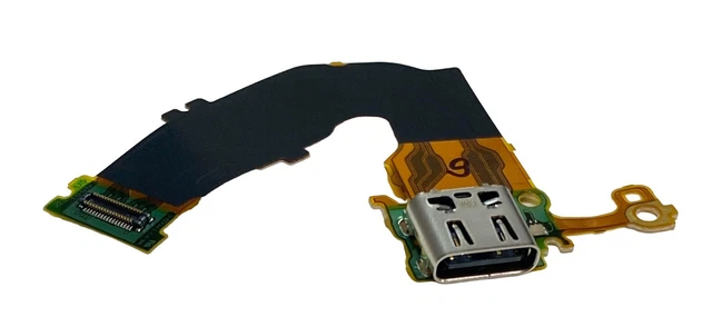 Pieza de repuesto de reparación de placa de circuito conector conector USB-C Sony A7C ILCE-7C