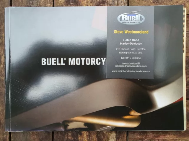 BUELL range sales brochure 2006 - 2007 sales brochure / book