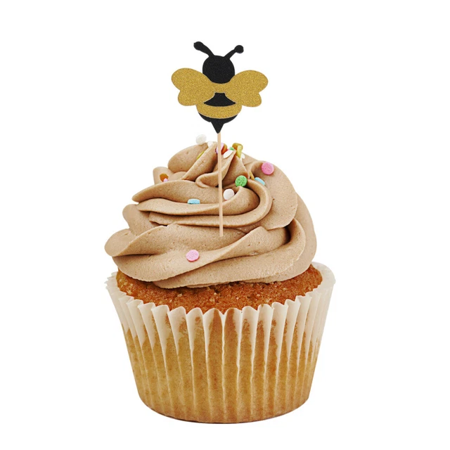 24 piezas Pasteles Decoración Cupcake Topper Para Descubrir El Sexo Decoración
