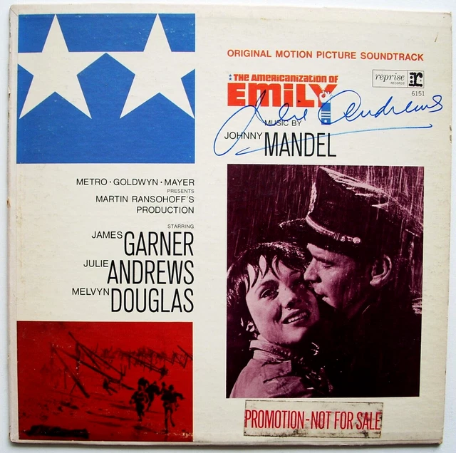 The Americanization of Emily - Original Soundtrack (Vinyl, 1964, Autographed) The Americanization of Emily - Original Soundtrack (Vinyl, 1964, Autographed)