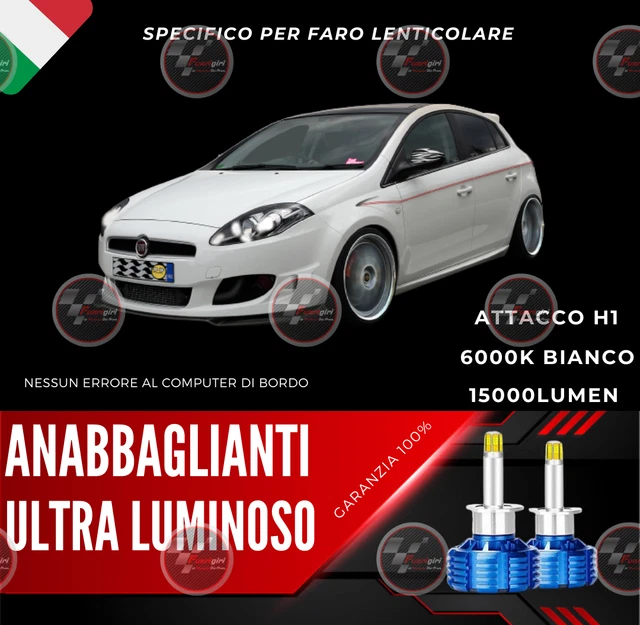 Kit Full LED H1 6000 Lumen 6000K Bianco FIAT 500 Pre-Restyling - Foto 7