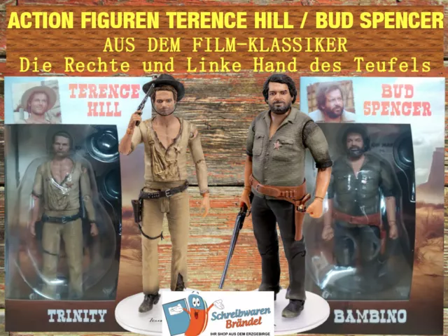 Bud Spencer / Terence Hill Oakie Doakie Toys Action Figuren Bambino Trinity Neu