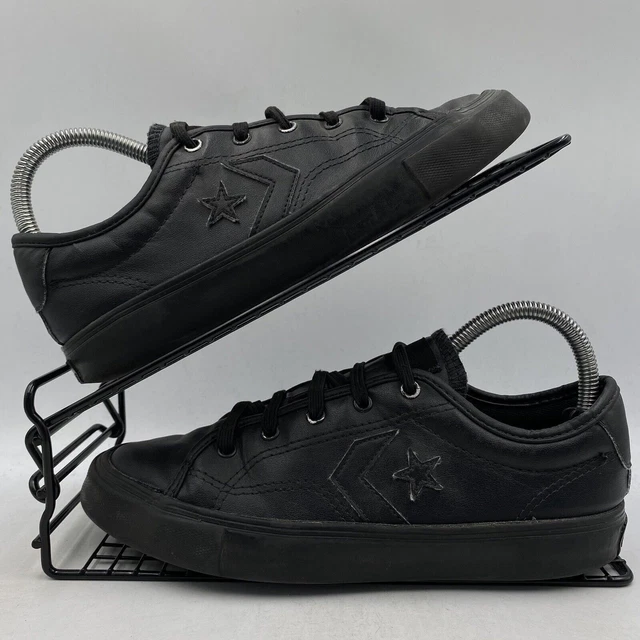 CONVERSE STAR REPLAY Black Trainers Size Uk 5 Low Leather Ox Gym Casual 164543C 16.49 PicClick UK
