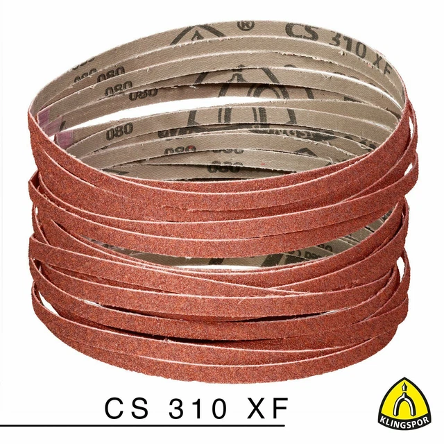 Klingspor CS 341 X Schleifband 45x710mm P240 - 5 Stück Wasserfest