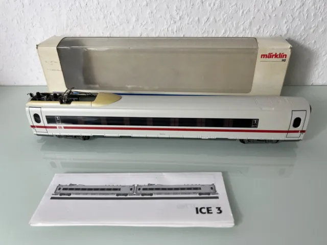 ✅MÄRKLIN 43707 ICE 3 Zwischenwagen 1.Kl. DB H0 OVP U3✅