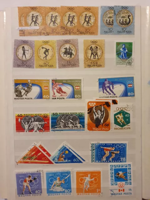 Briefmarkenalbum weltweit, 60er 70er 80er, gestempelt