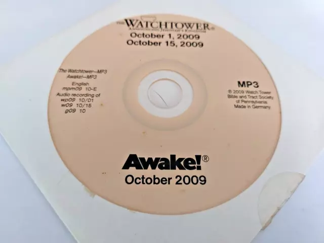 Torre Di Guardia Svegliati! ~ Ottobre 2009 (Il Testimone Di Jehovah) Mp3