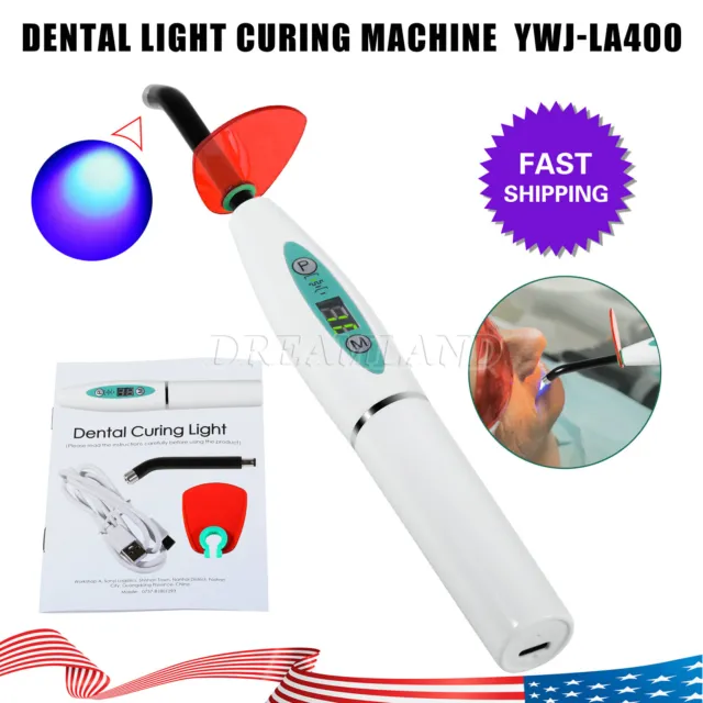 Woodpecker Style Dental LED Curing Light Cure Lamp Wireless Cordless 1500mw 5W