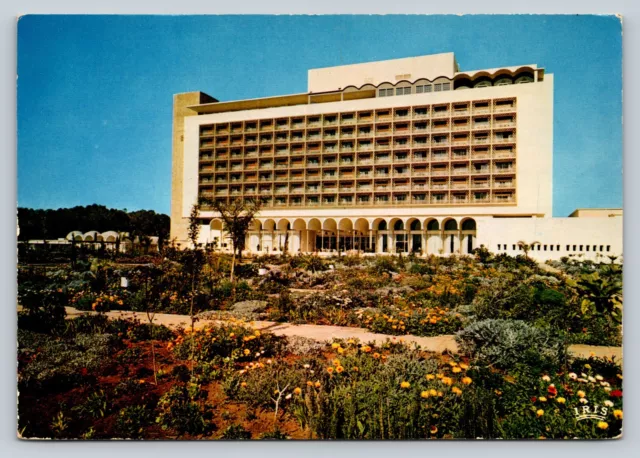 Rabat Hotel View of the Garden & Hotel Morocco 4x6" Vintage Postcard 0412