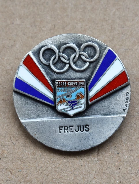Insigne De Ski FFS 1974 - 44e Congrès De Divonne-les-Bains - Broche Vintage Sport D'hiver