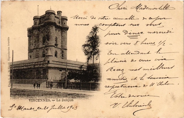 CPA Vincennes Le Donjon FRANCE (1339106)