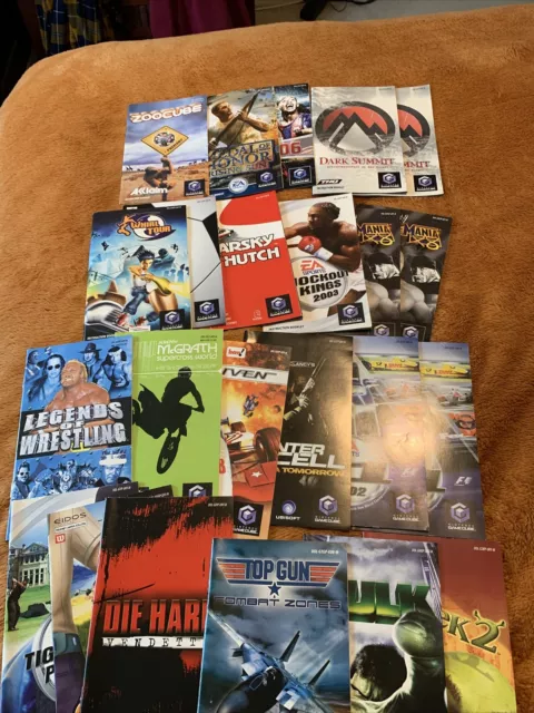 25  X * Manual Only  * Nintendo Gamecube - Bundle Job Lot  - Game Cube Metroid