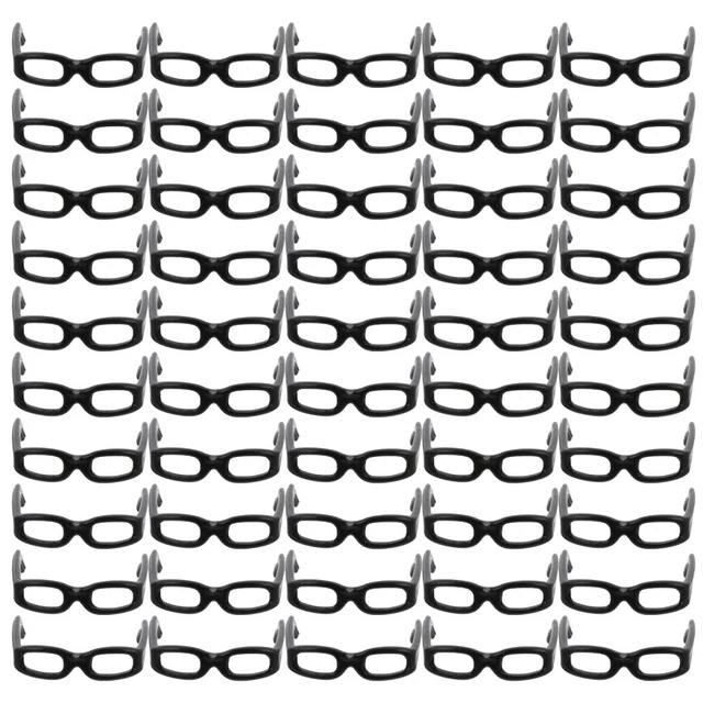 Doll Dressup Parts DIY Black Eyeglass Tiny Sunglasses Props Child Bulk