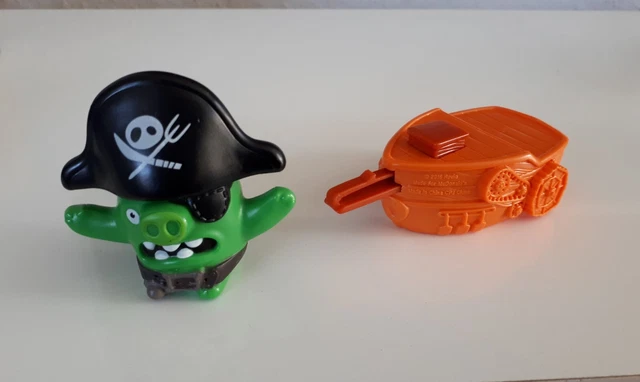 Angry Birds Piratenschwein McDonalds Happy Meal 2016 Spielzeug mit Funktion -TOP