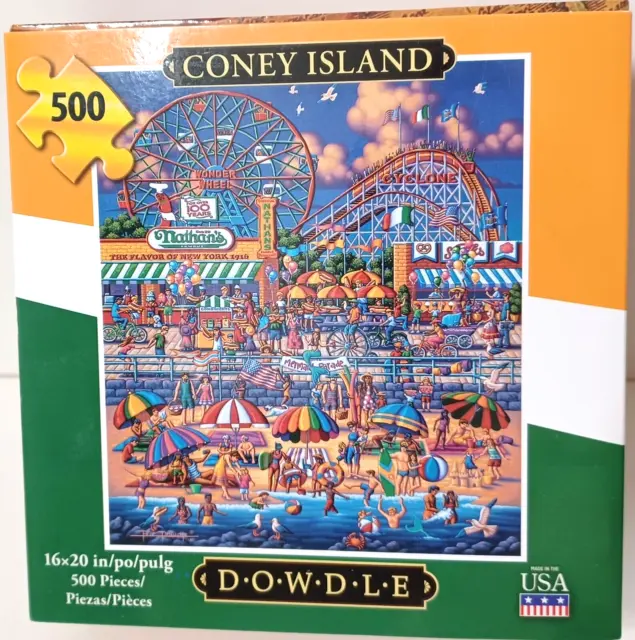 DOWDLE PUZZLE - Coney Island - 500 Piece - NEW