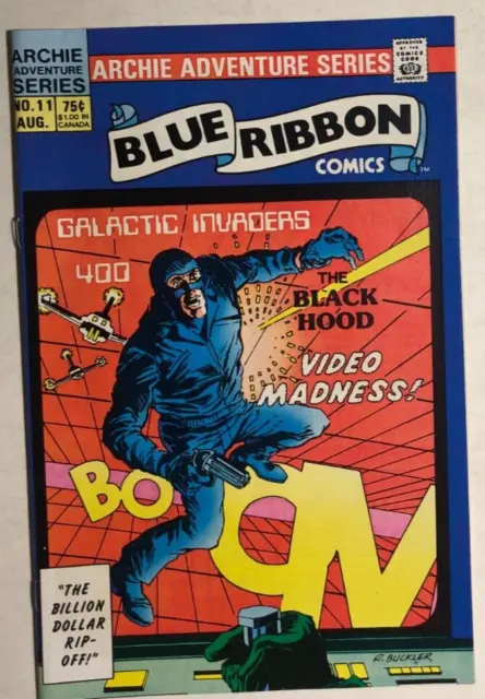 BLUE RIBBON COMICS #11 The Black Hood (1984) Archie Adventure Comics VG+/FINE-