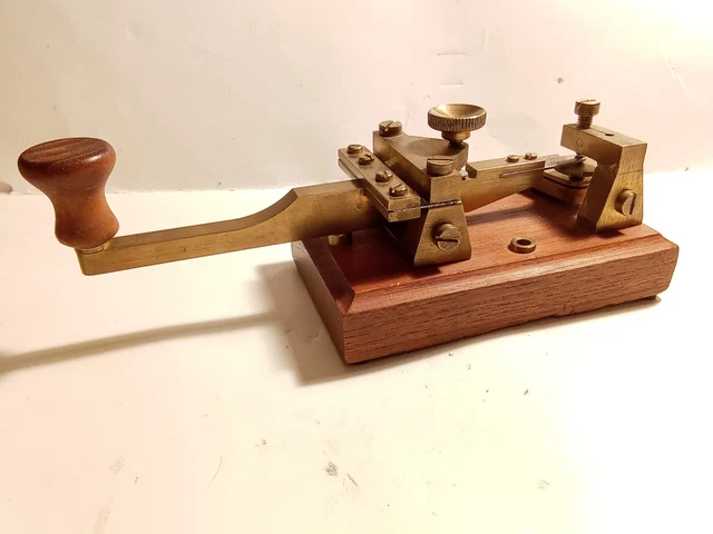 Classic Swedish Morse Key  By Lennart Pettersson .