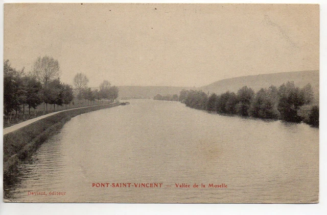 PONT SAINT VINCENT - Meurthe et Moselle CPA 54 - vue de la vallée de la moselle
