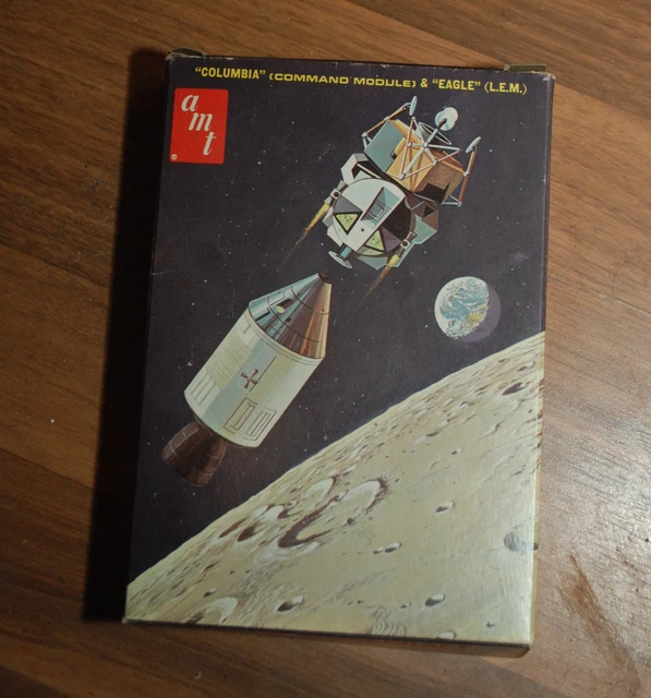 Maquette AMT 1/200 Apollo Spacecraft & LEM - Module Lunaire S955 - Occasion