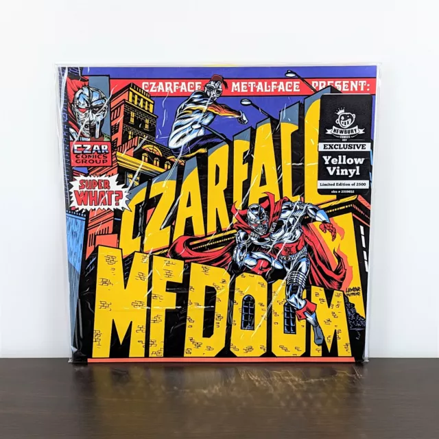 Czarface x MF Doom SUPER WHAT? Exclusive LE 2500 YELLOW Vinyl LP - NEW SEALED