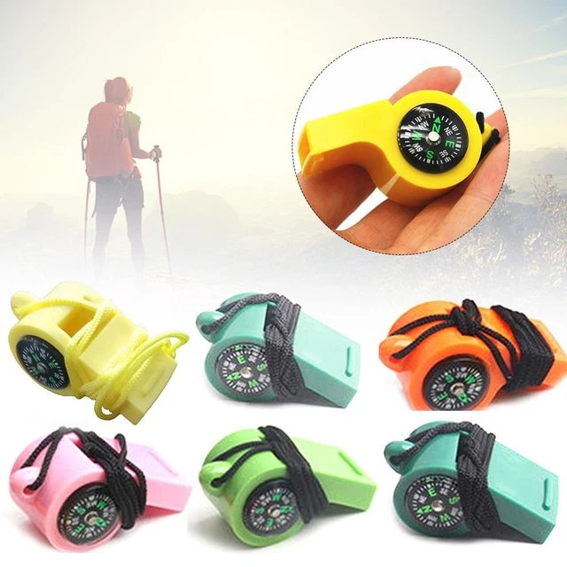 Mini3 Compass TOOLS MINI COMPASS 2in1 Compass Multifunction Whistle Outdoor Whistle ...
