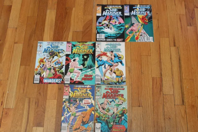 The Saga Of The Sub-Mariner Limited Series (Marvel Comics) Lot 3 4 5 6 7 10 11